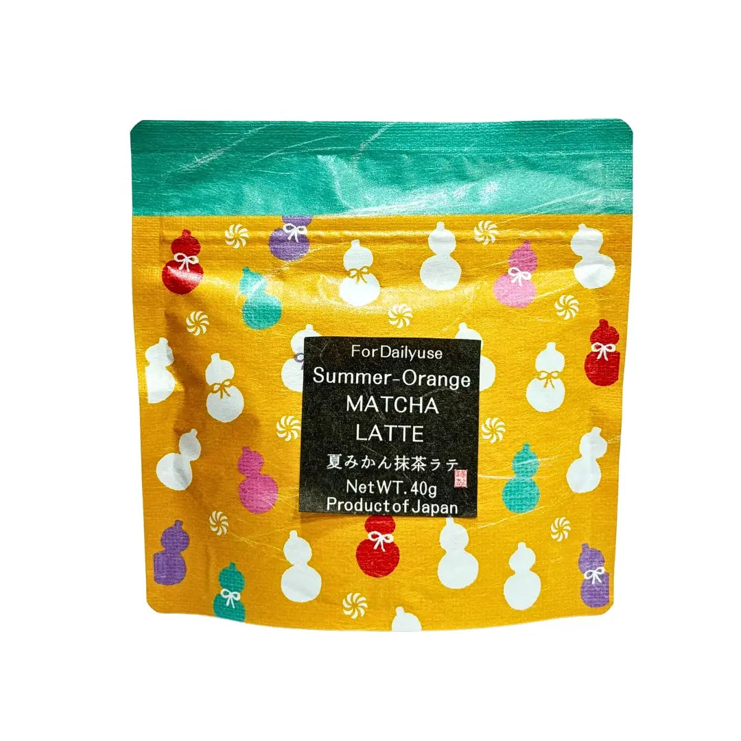 SUMMER PREMIX ORANGE MATCHA LATTE Japan