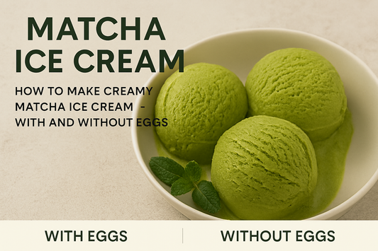 How to Make Creamy Matcha Ice Cream