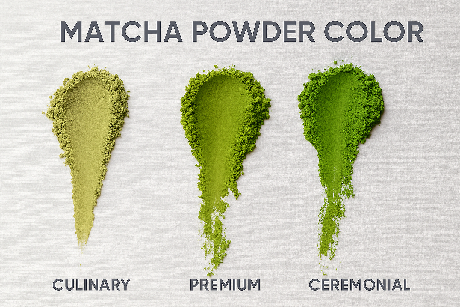 types of matcha