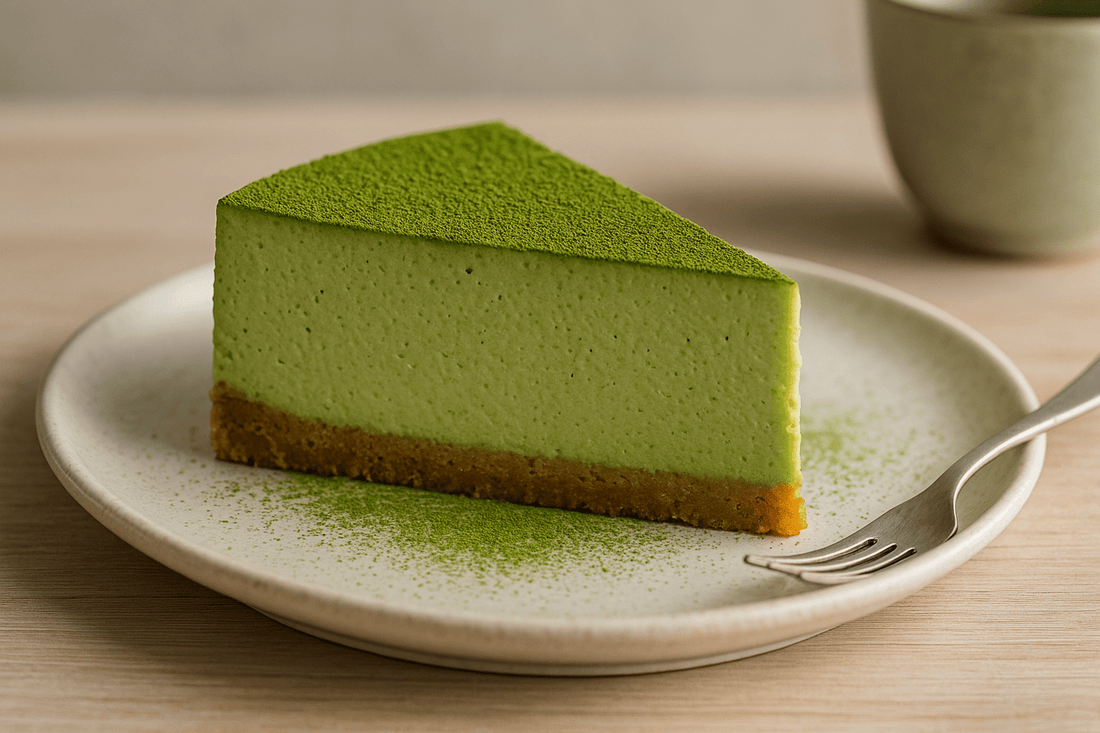 How to Make Creamy Matcha Cheesecake - The House of Umami