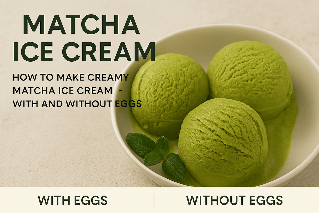 How to Make Creamy Matcha Ice Cream - The House of Umami
