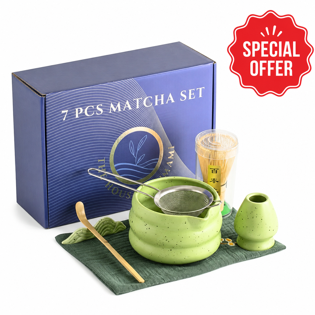 7-PIECE JAPANESE MATCHA SET