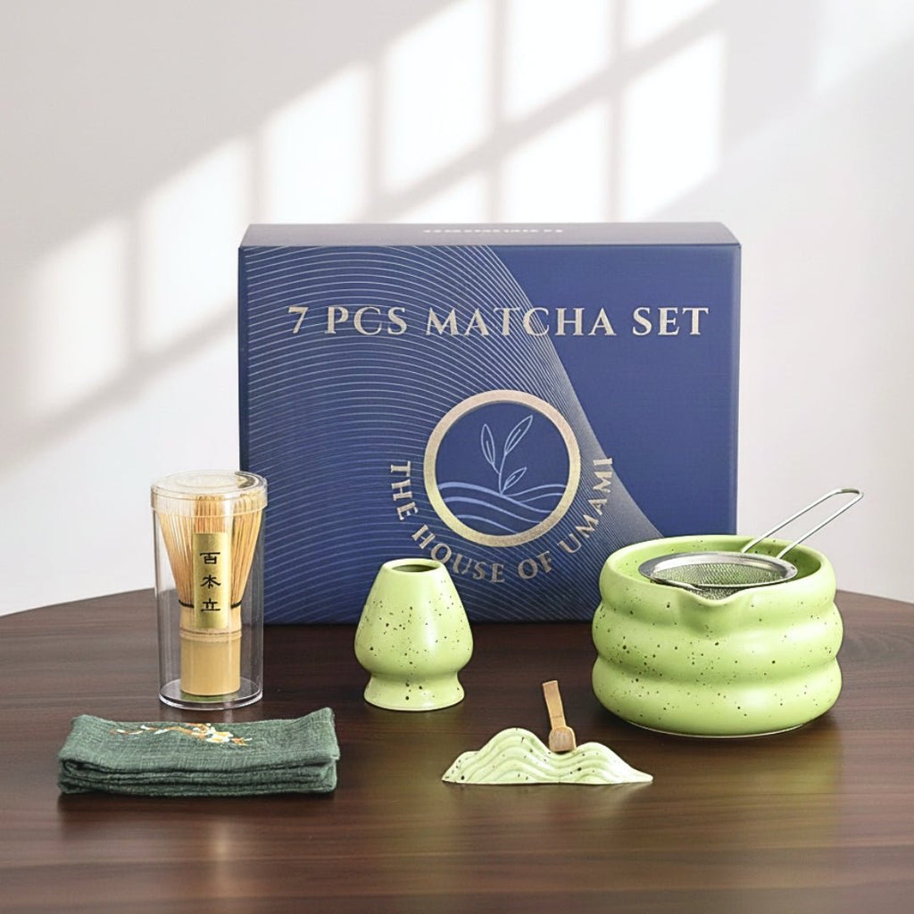 7 - Piece Japanese Matcha Tea Set - The House of Umami