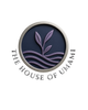 Logo of The House of Umami with a purple leaf design on a dark blue background.