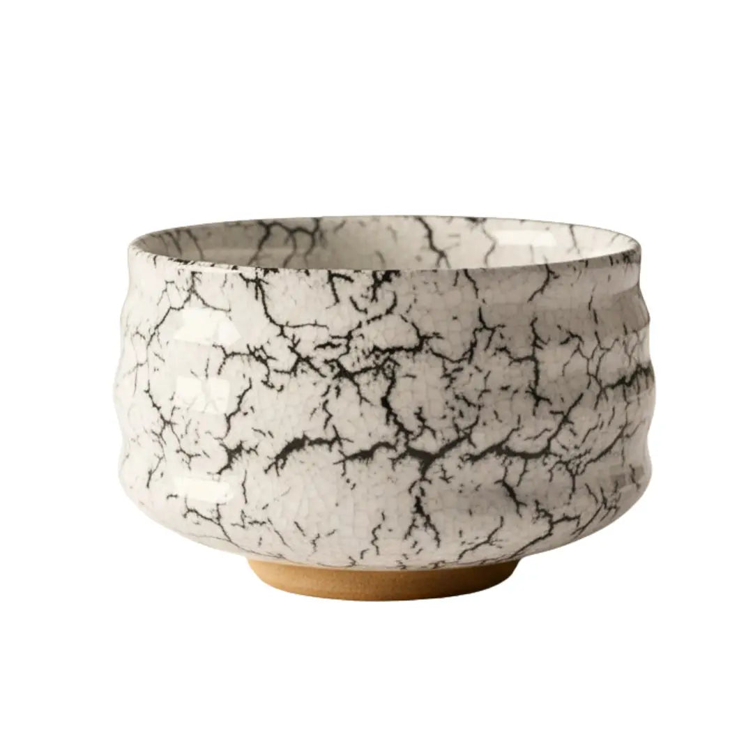 Volcanic Earth Raku Matcha Bowl Japan