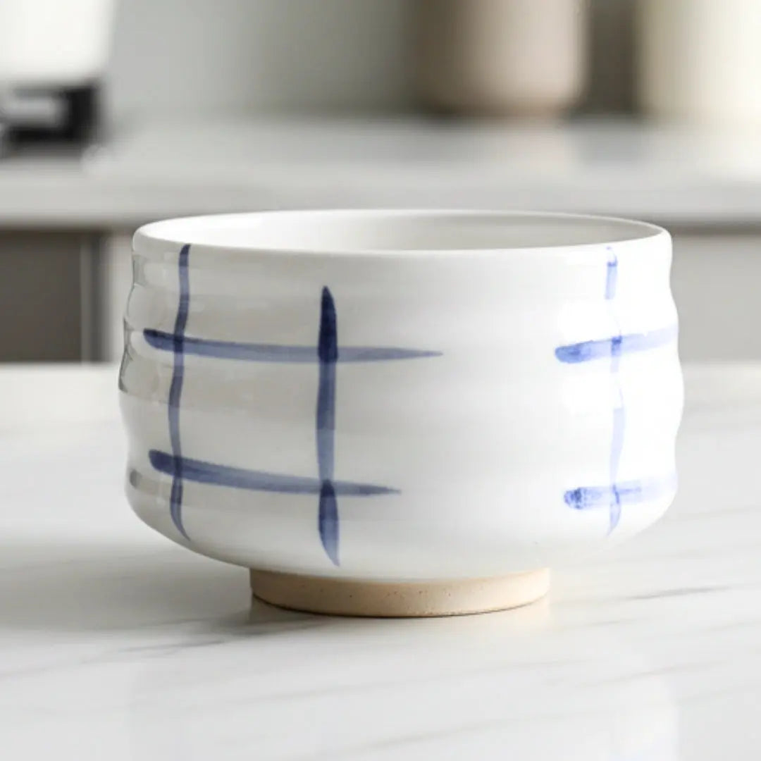 Artful Grids Matcha Bowl Japan