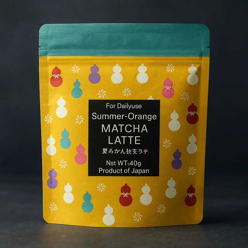 orange matcha