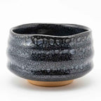 Raku Crackle Glaze Handcrafted Matcha Bowl