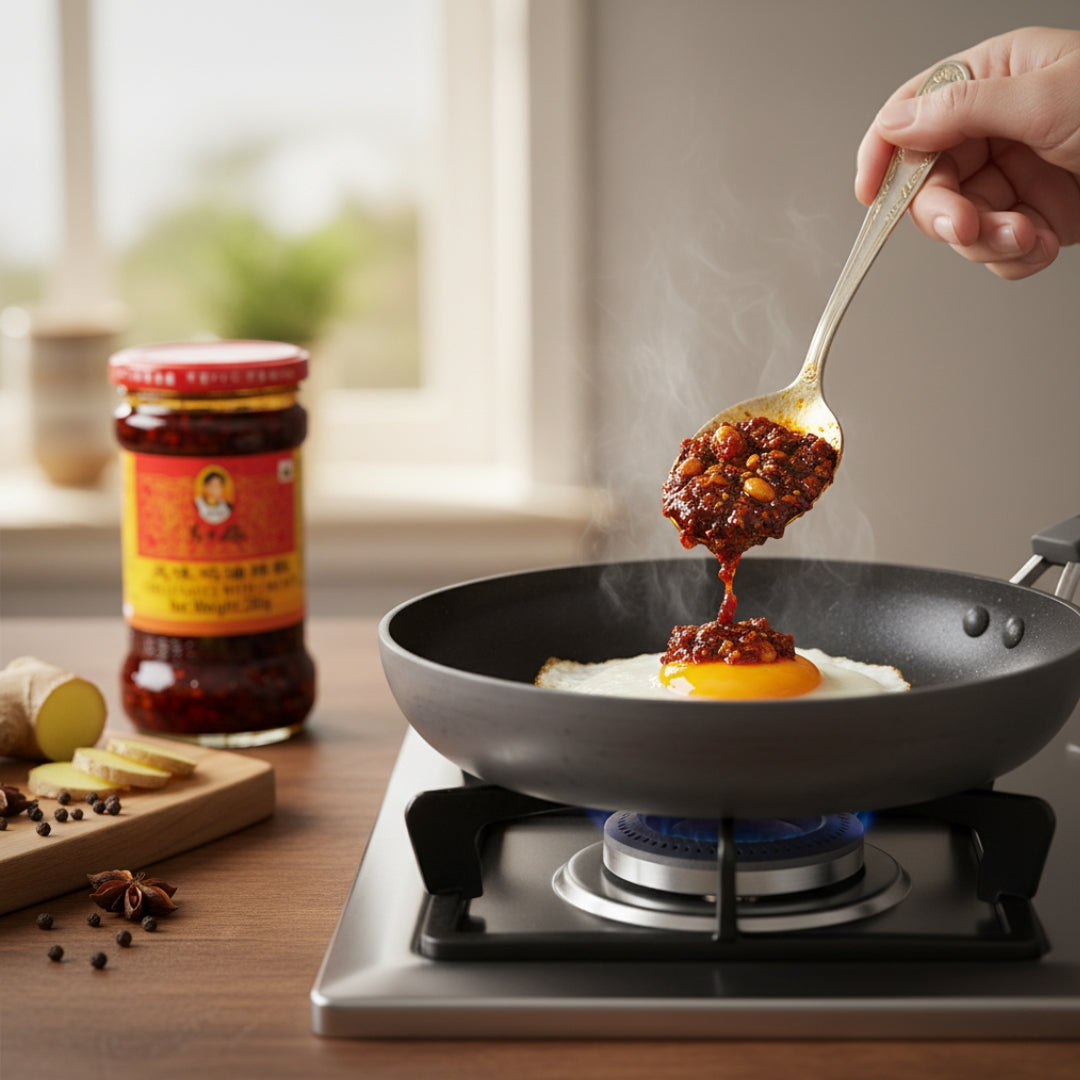 LAOGANMA CHILLI SAUCE CHICKEN Laoganma