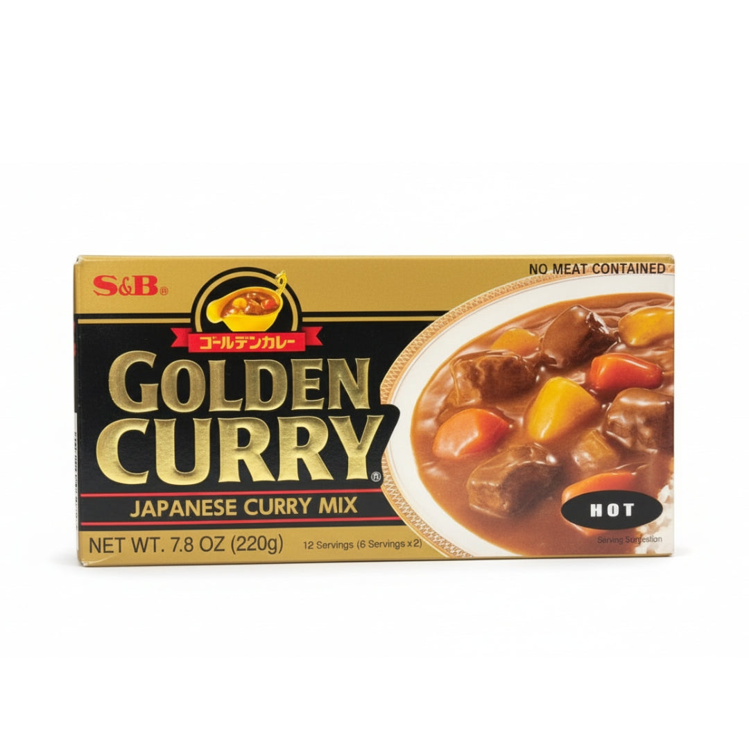 S&B GOLDEN JAPANESE CURRY MIX (HOT) S&B